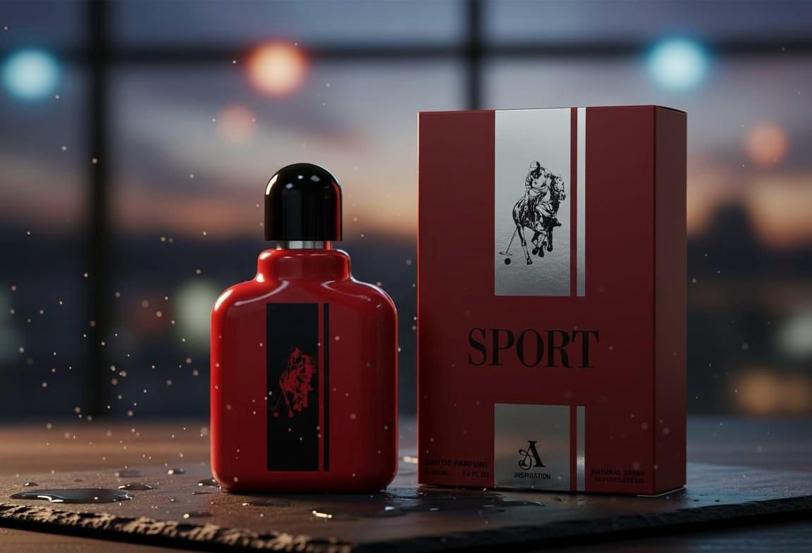 Sport Red 100ml unisex perfume bottle by Watan Inspire.