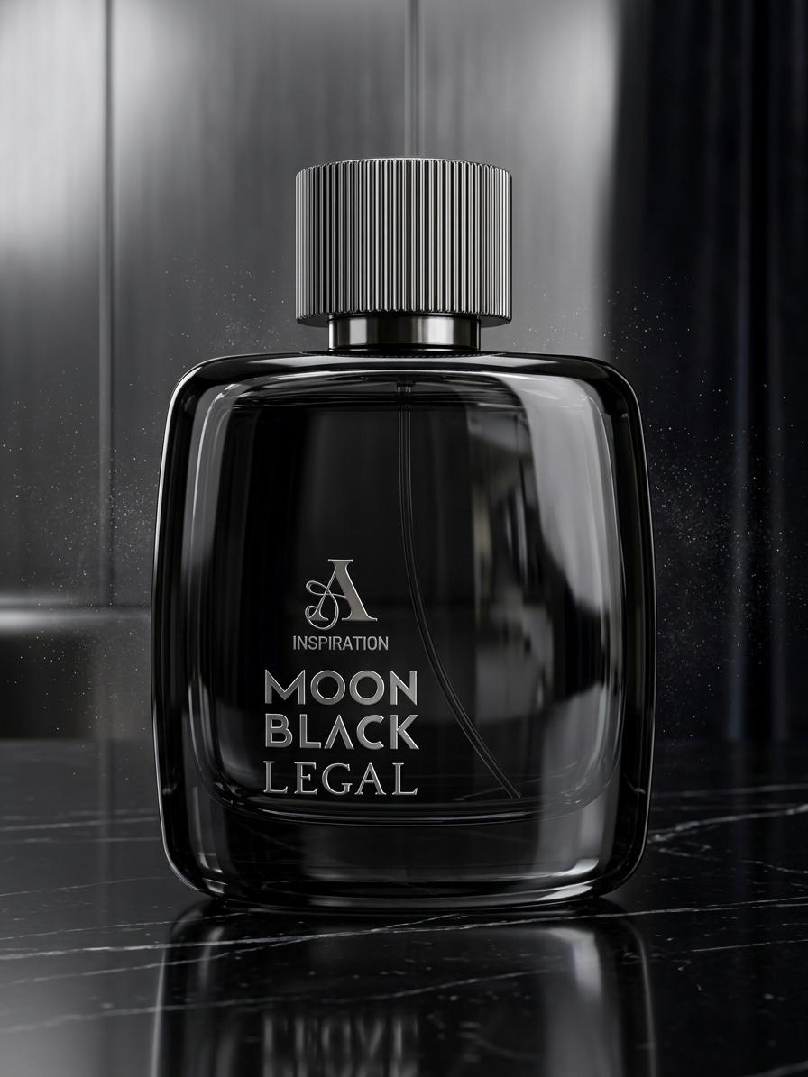 Moon black legal 100ml male perfume bottle by Watan Inspire.
