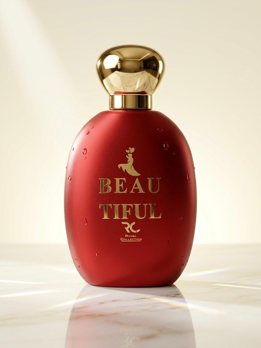 Beautiful Red 100ml female perfume bottle by Watan Inspire.