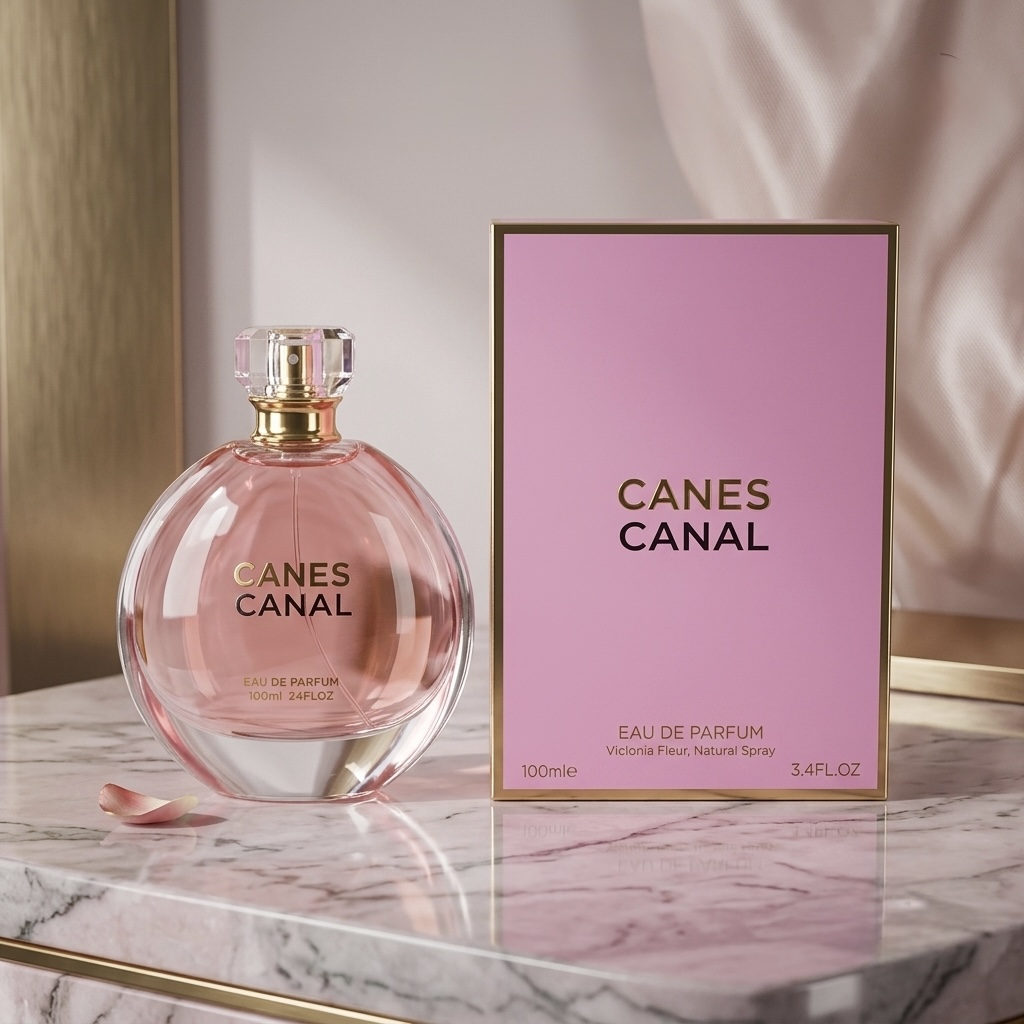 Canes canal 100ml female perfume bottle by Watan Inspire.