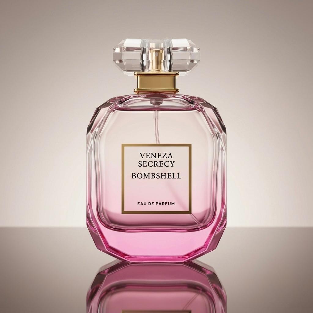Veneza secrecy bombshell 100ml female perfume bottle by Watan Inspire.