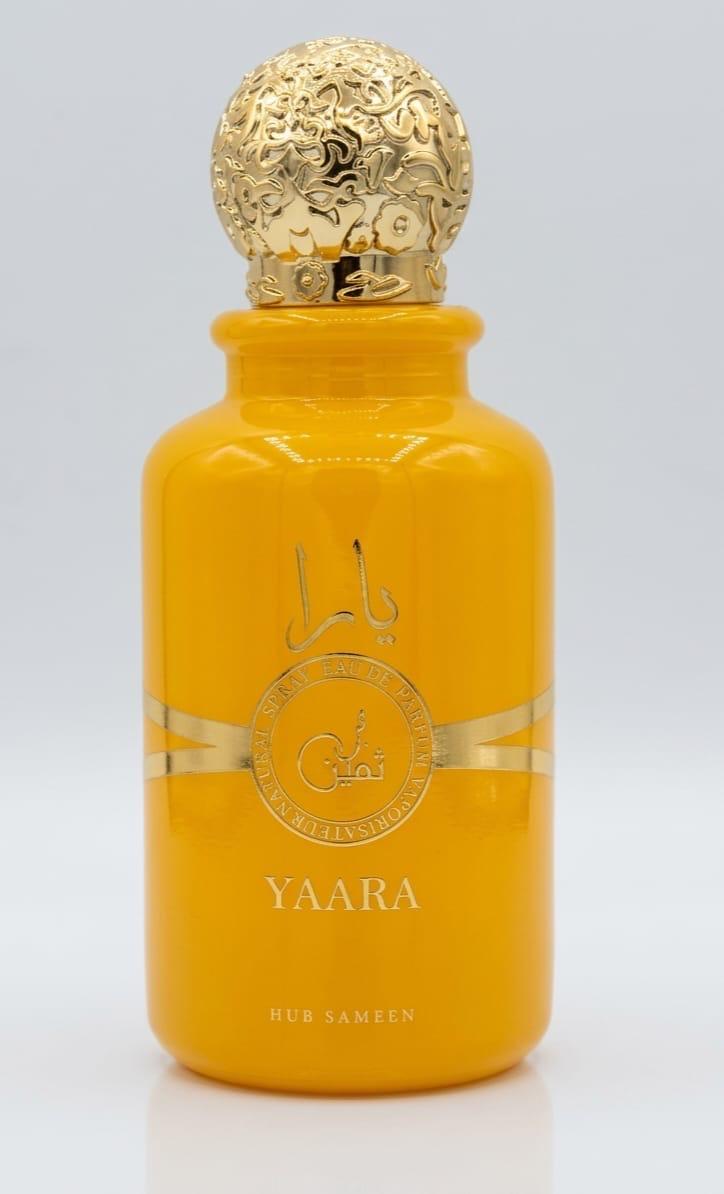 YAARA Yellow 100ml unisex perfume bottle by Watan Inspire.