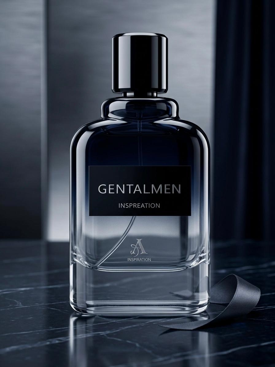Gentalman Black 100ml male perfume bottle by Watan Inspire.